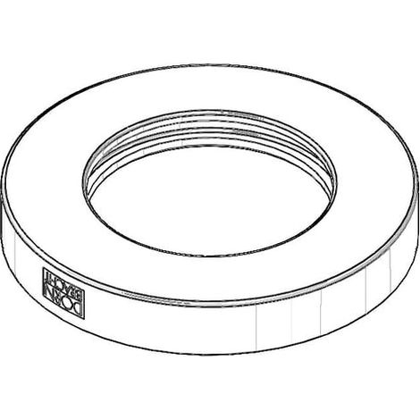 DO Rosette ERSATZTEILE 092722040 D 60 x D 35 x 9 mm Chrom