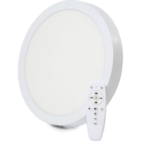 Plafón LED 24W 2.400Lm Mando a Distancia (Intensidad-CCT) 40.000H [HO-PF-24W-RC] (1/5)
