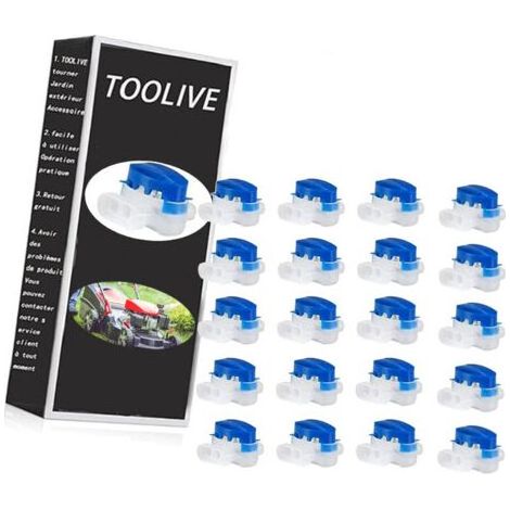 Packung mit 20 Kabelverbindern – Ideales Reparaturset für Husqvarna Automower 3M Scotchlok 314 – Wasserdichte Anschlussklemmen (1/5)