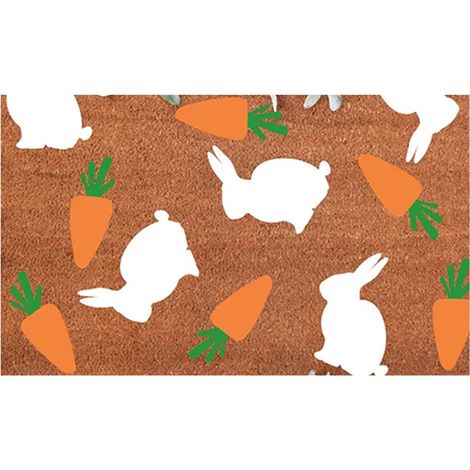 (C) Osterteppich, Partyteppich, Willkommensteppich, Polyester-Fußmatte (1/2)
