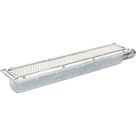 Gril à gaz céramique infrarouge, acier inoxydable + fer, 41 x 85,8 cm, gaz naturel, léger 0,82 kg, gril portable pour extérieur (1/5)