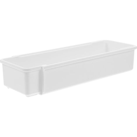 Organisateur de Tiroir Réglable en Plastique PP, Boîte Rangement pour Vaisselle à Tiroir, Séparateur Modulable Couverts et Ustensiles Cuisine, Organiseur Polyvalent - (1/5)