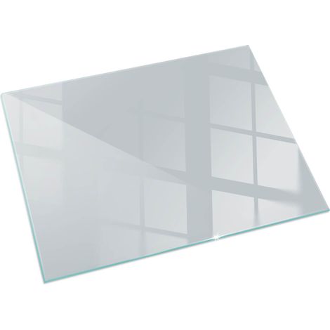 Funkenschutzplatte für Kamin Hitzeschutz Schutzplatte Hartglas Dekorative Glasbodenplatte Farbe Grau 120x80 cm