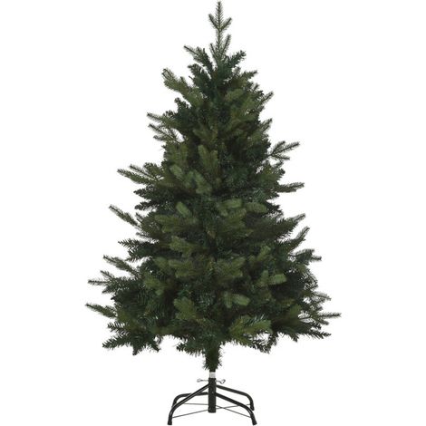 Sapin de Noël artificiel, 1,2 mètre de haut, pieds compris, Ø85 cm x 120 cm, vert (1/5)
