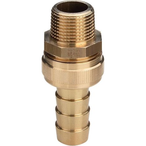 Viega Standrohrverschraubung 108816 R 3/4 x 3/4" x G 1, Messing, konisch dichtend (1/5)