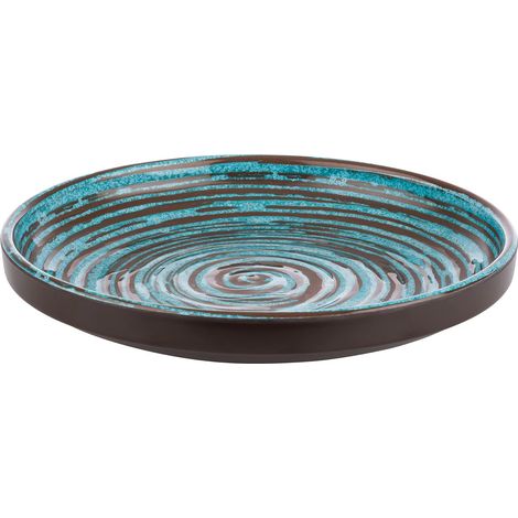 Assiette en mélamine pour de nombreux plats 23 x 23 x 3,50 cm (1/2)