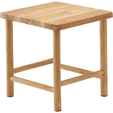 Tabouret en Teck "Noster" 46cm Naturel (1/5)