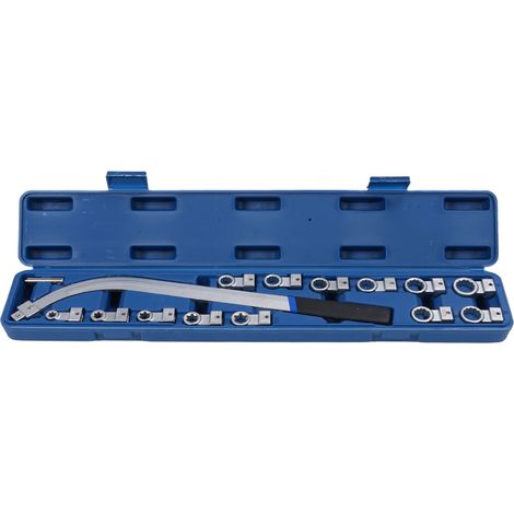 Ortviai Kit de 15 pièces pour démontage de galet tendeur de courroie auxiliaire – acier trempé, adaptateurs multiples (1/5)