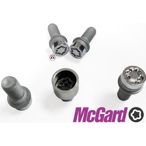 4 VIS ANTIVOL SU MCGARD M14X1.5/ R13/ LONG. 26.7MM/ Ø17MM (1/4)