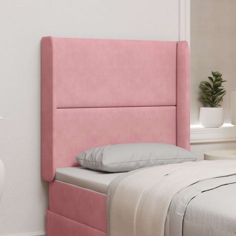 Kopfteil Ohr Rosa 80 x 16 x 4 cm Samt
