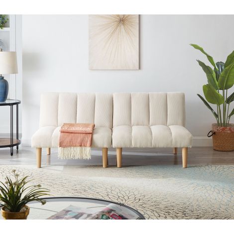 Canapé-lit deux places (167 cm) - Un canapé-lit pliable avec dossier réglable en trois positions, idéal pour optimiser l'espace et adapté aux salons et aux bureaux. Un lit d'appoint moderne, (1/5)