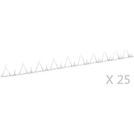 vidaXL Pinchos de muro 25 unidades acero 1 m (1/2)