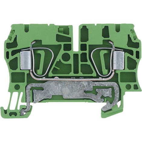Bloc de jonction de protection Weidmüller ZPE 4 1632080000-1 vert-jaune 1 pc(s) D15735