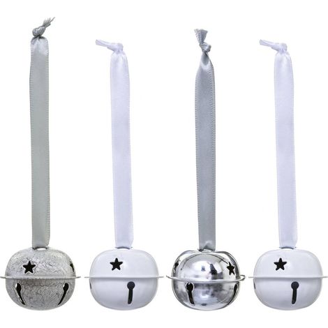 Tema de Navidad Metal 4 Modelo Big Bells + Ribbon - Feeric lights & christmas