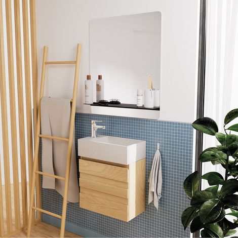 Lavabo sobreponer CALA L.44,2 x H.12 x P.23,2 cm beige