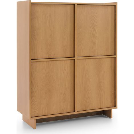 Commode, chêne caramel, 98 x 124 x 39 cm (1/5)