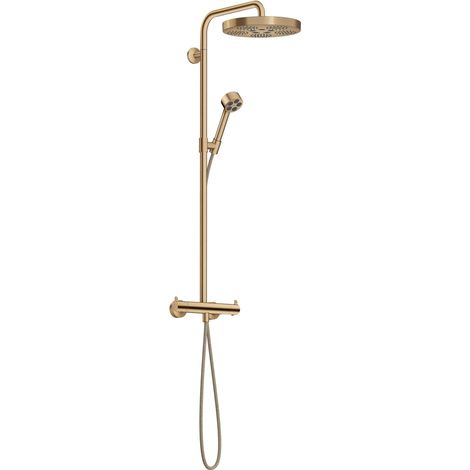 hansgrohe AXOR One Showerpipe mit Thermostat und Kopfbrause 280