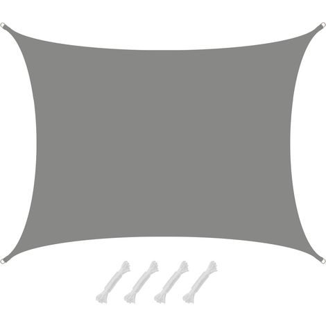 UV Sonnensegel Wasserdicht 6x5 - Rechteckig - Sonnenschutz Segel Garten Terrasse