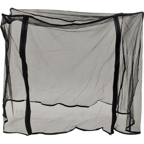 Moustiquaire pour auvent de voiture de camping extérieur, universelle pour voiture, équipement de camping et randonnée, moustiquaire pour chariot de camping, pour camping-car noir (1/5)