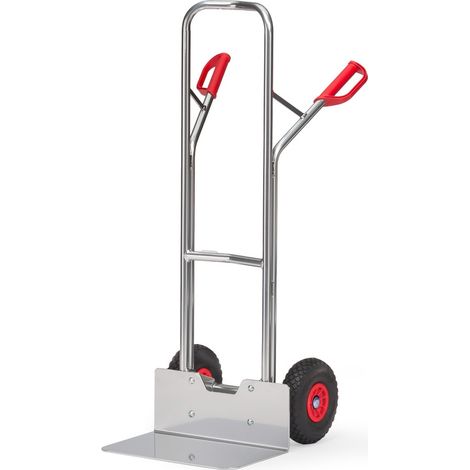 Fetra Alukarre mit Polyurethanbereifung Höhe 1300 mm Schaufel 300x480 mm (1/2)