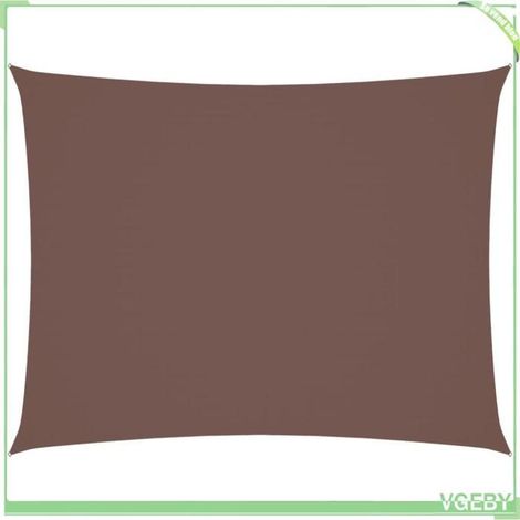Voile de parasol - FAFEICY - 135815 - Rectangulaire 3x4 m - Tissu Oxford enduit PU - Protection anti-UV (1/5)