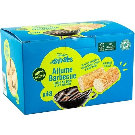Allume-feu solide par 48 pièce(s)