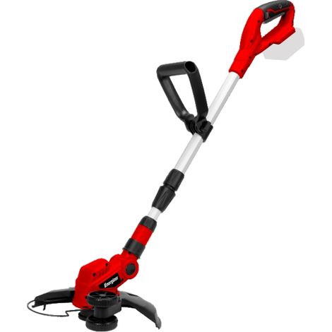Energizer – Coupe-bordure électrique 20V sans fil – Moteur 8000 RPM – Lames plastiques durables – Zone de coupe 25 cm – Réglage d’inclinaison 0°/45°/90°