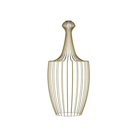 Abat-jour chambre doré filaire vase Nowodvorski LUKSOR M