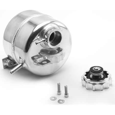 Car modification suitable for BMW R53 MINI R52 aluminum alloy polished oil can, coolant tank, water tank - silver