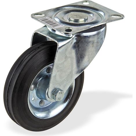 Gumové otočné koliesko 160 mm, do 145 kg (1/3)
