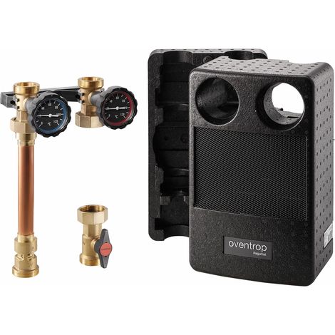 Oventrop Heizkreisset Regumat S-180 - kurze Bauform, ungemischt (ohne Pumpe)