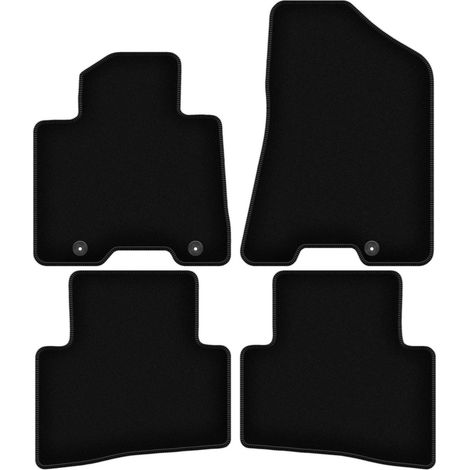 Tapis de sol BASIC en velours noir pour : Hyundai Tucson III SUV (2015-) (1/5)