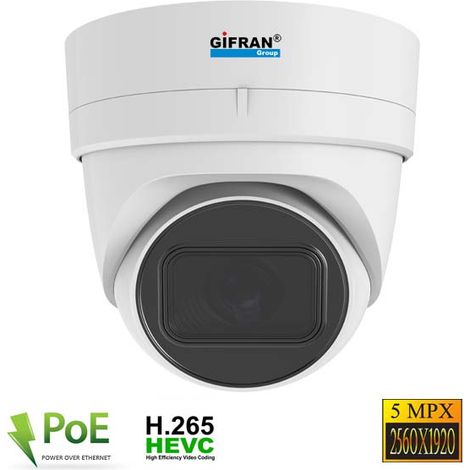 Telecamera videosorveglianza dome PoE 5MP con scatola di (1/3)