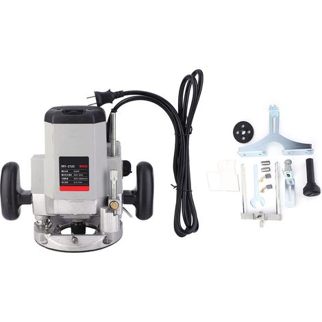 Défonceuse électrique 2200W, machine à graver et rainurer, routeur à bois mini, outil de menuiserie, prise CN 220V (1/5)