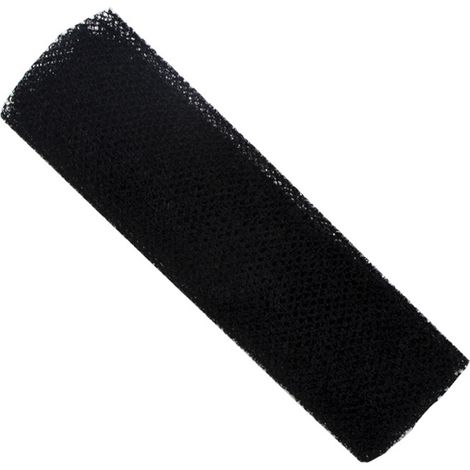 Éponge de bain longue en filet africain, exfoliante pour le corps et le dos, lissante pour la peau, extensible jusqu'à 168 cm (noir) (1/5)