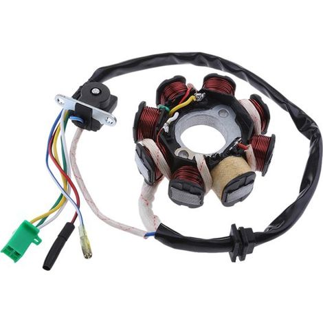 black metal solenoid coil for the GY6 engine, part number 157QMJ, suitable--DTEKGAZ