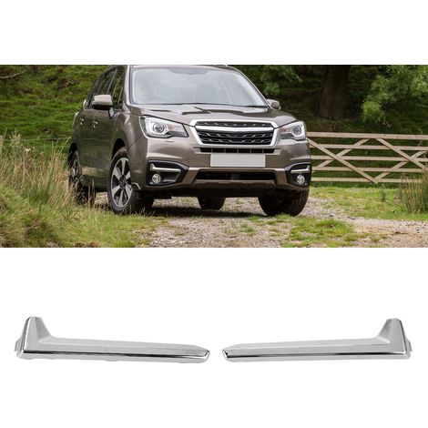Paire de baguettes chromées pour feux antibrouillard avant 57708SG010 57708SG000 pour Subaru Forester 2015-2018 (1/5)