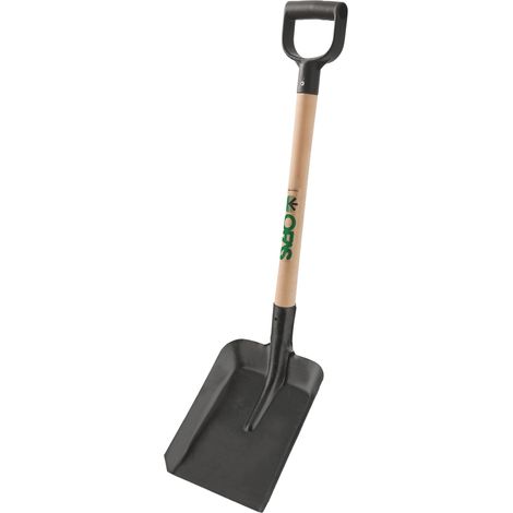 PALA DA CARBONE cm. 33,5x26,5 con manico cm. 130
