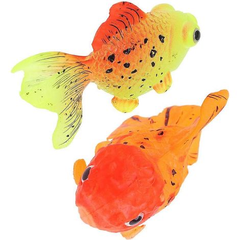 2pcs Fish Tank Floating Fake Fish Model Creative Luminous Fish Decoration Wear-resistant Fish Statue Decor (1/5)