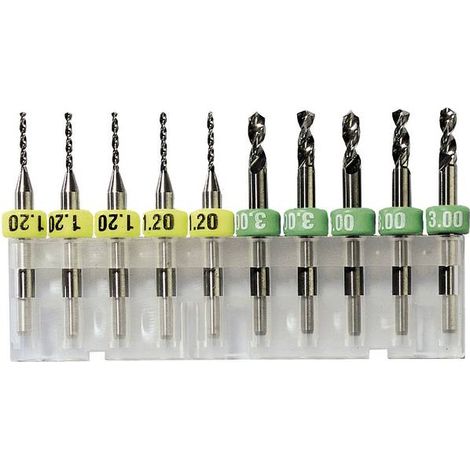Bungard Punte in metallo rettificato 81012 Contenuto 10 pz.