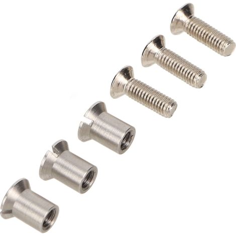 Vis Universelles Trident 3 pièces 10,5 x 1/4 pouce pour Bobines NAB - Compatible avec 3M, RMGI, TEAC, Ampex (1/5)
