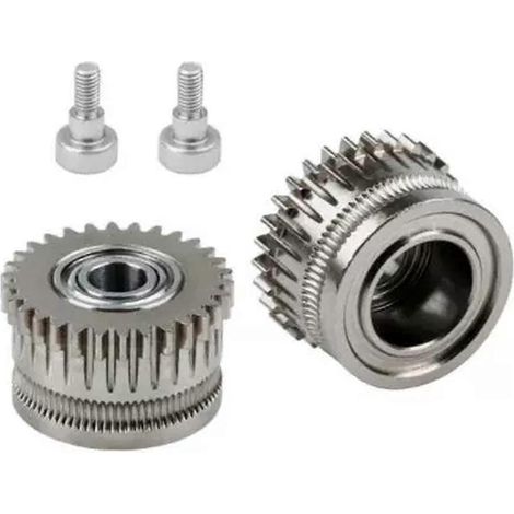 Engrenage d'entraînement de filament à double engrenage pour extrudeuse K1/K1C/Ender3 V3-- (1/5)