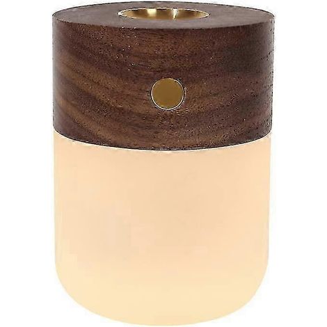 Wooden ic Wall Lamp Minimalist Bedroom Lamp Solid Wood Bedside Lamp Creative Aisle Corridor Lamp Living Room Wall Lamp (1/5)