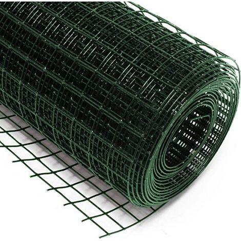 Malla Cercado Electrosoldada. 19X19X0,7Mm 0,5X5M Acero Pvc Nivel (1/2)