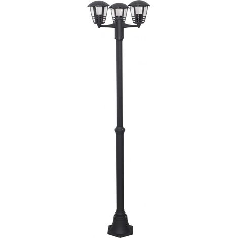 Terva Lampione da esterno 3Luci Ip44 Antracite 190 Cm de FABRILAMP.