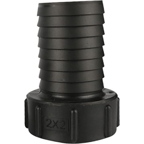 Raccord de tuyau de réservoir 60mm, entrée vers tuyau d'arrosage 50mm – Connecteur pour arrosage et eau
