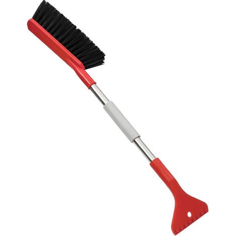 Grattoir à glace long manche - Balai à neige auto - Plastique - Balai à neige auto avec pelle à glace - Chasse-neige - Grattoir de vitre - Brosse de dégivrage - Amovible - Accessoire d'hiver - 62cm - (1/5)