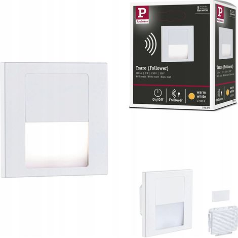 Lámpara paulmann tsaro 1w 80lm 2700k blanca (1/3)