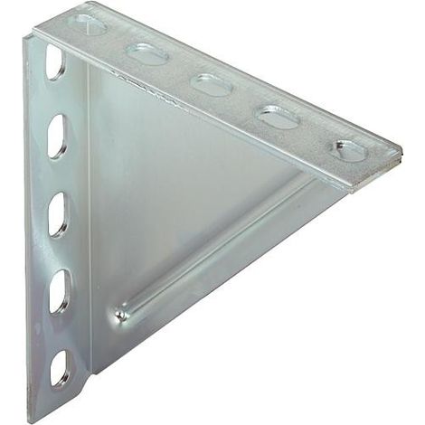 Fischer – Console à équerre 200/200 en acier galvanisé – Épaisseur 4mm – Montage mural, au sol ou plafond – Pour structures porteuses (1/2)