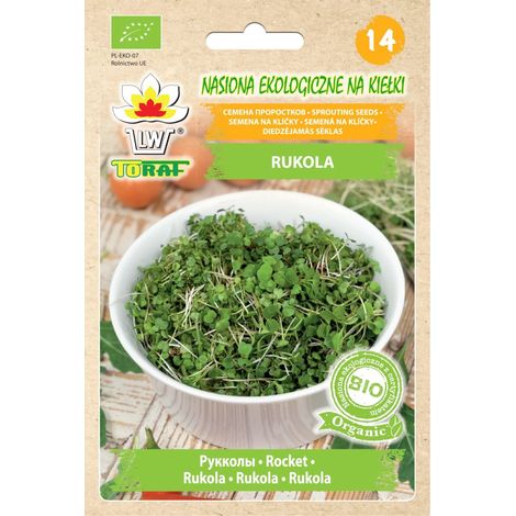 Semi di rucola biologici da germogliare - 10 g